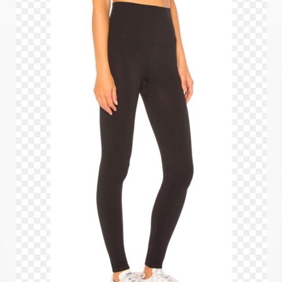 Spanx Look At Me Now Black Seamless Leggings Women’s Small - Picture 1 of 4